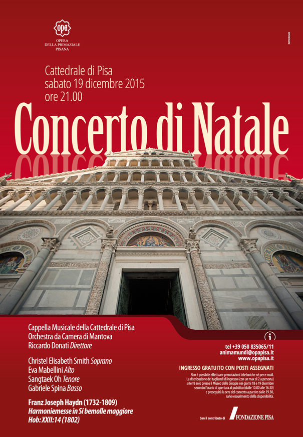 CONCERTO DI NATALE NELLA CATTEDRALE DI PISA